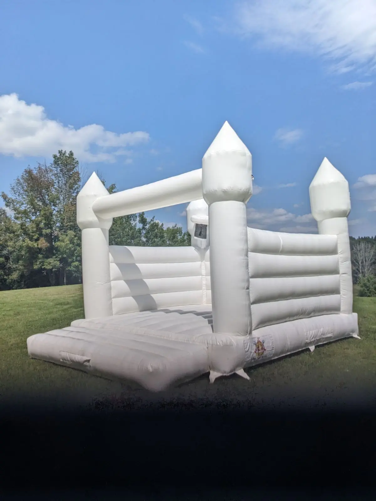 Pure White Bouncy Castle (Adults too) inflatable rental gallery view 5 — The Bouncy Castle King, serving the GTA