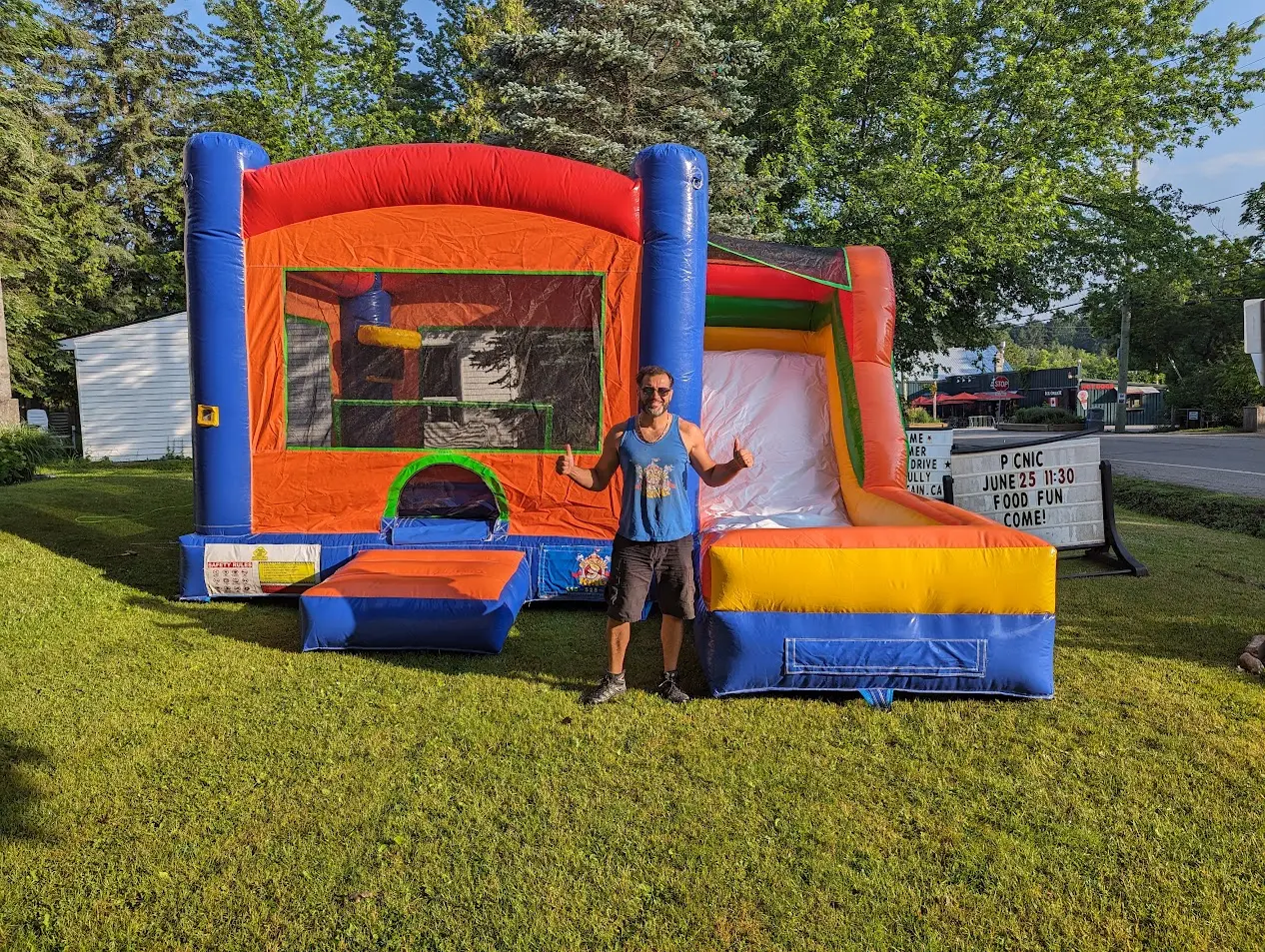 Classic Colorful Bouncy Castle inflatable rental gallery view 4 — The Bouncy Castle King, serving the GTA