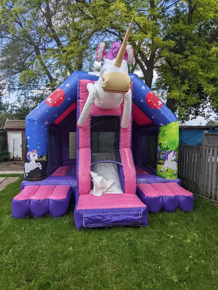 Unicorn Bouncy Castle inflatable rental gallery view 4 — The Bouncy Castle King, serving the GTA
