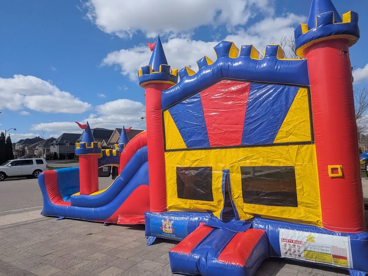 Superslide Bouncy Castle inflatable rental gallery view 9 — The Bouncy Castle King, serving the GTA
