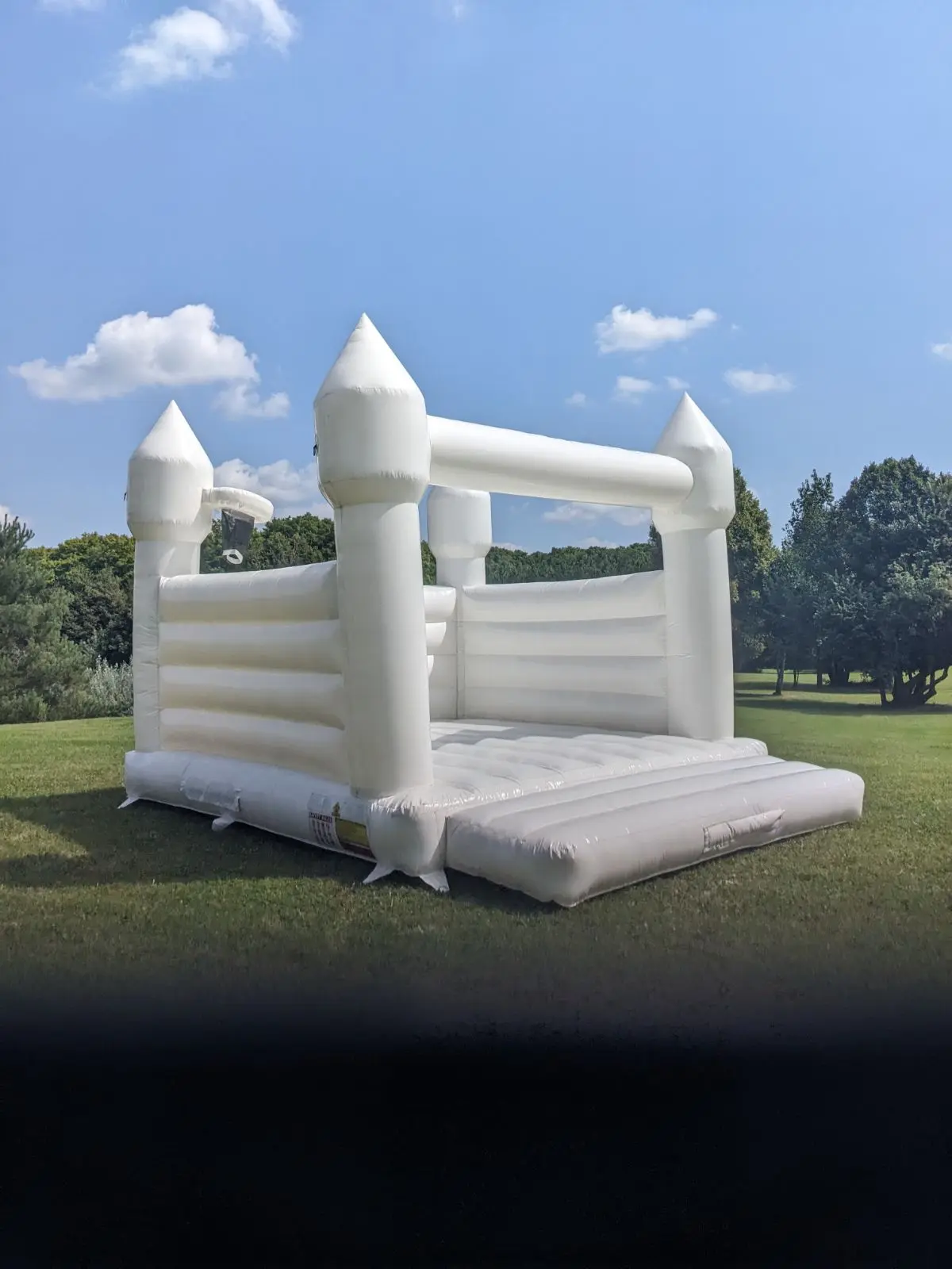 Pure White Bouncy Castle (Adults too) inflatable rental gallery view 6 — The Bouncy Castle King, serving the GTA