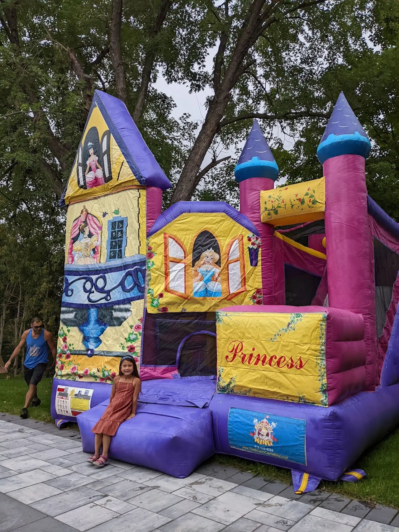 Disney Princess 5in 1 Combo Bouncy Castle inflatable rental gallery view 3 — The Bouncy Castle King, serving the GTA