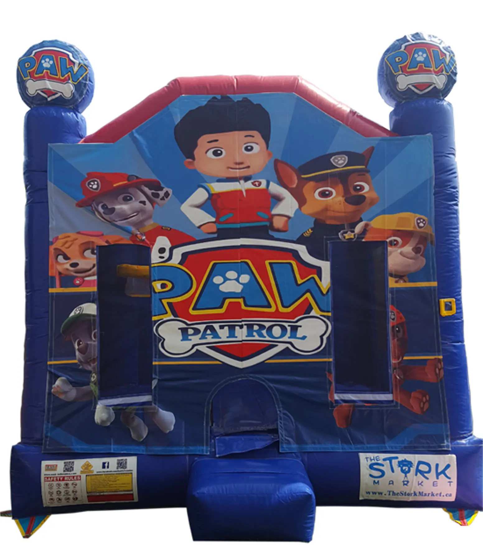 Paw Patrol Bouncy Castle inflatable rental gallery view 2 — The Bouncy Castle King, serving the GTA