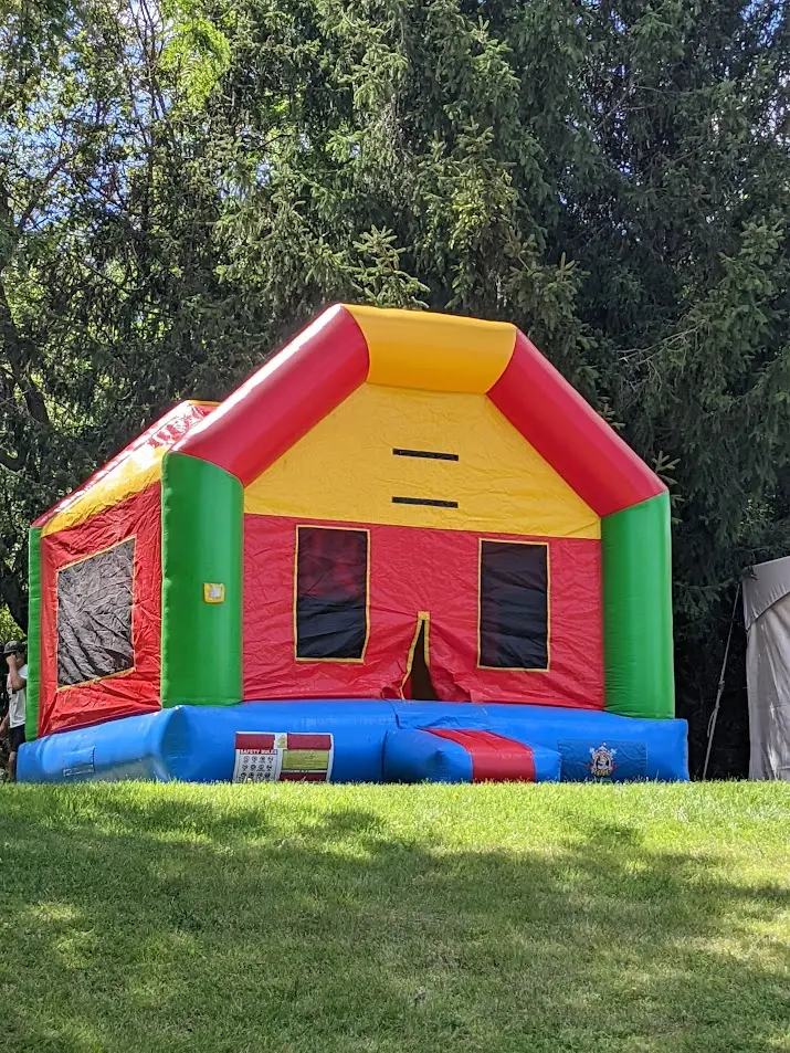 Colorful Bouncy Bouncy Castle (Adults Too) inflatable rental gallery view 5 — The Bouncy Castle King, serving the GTA