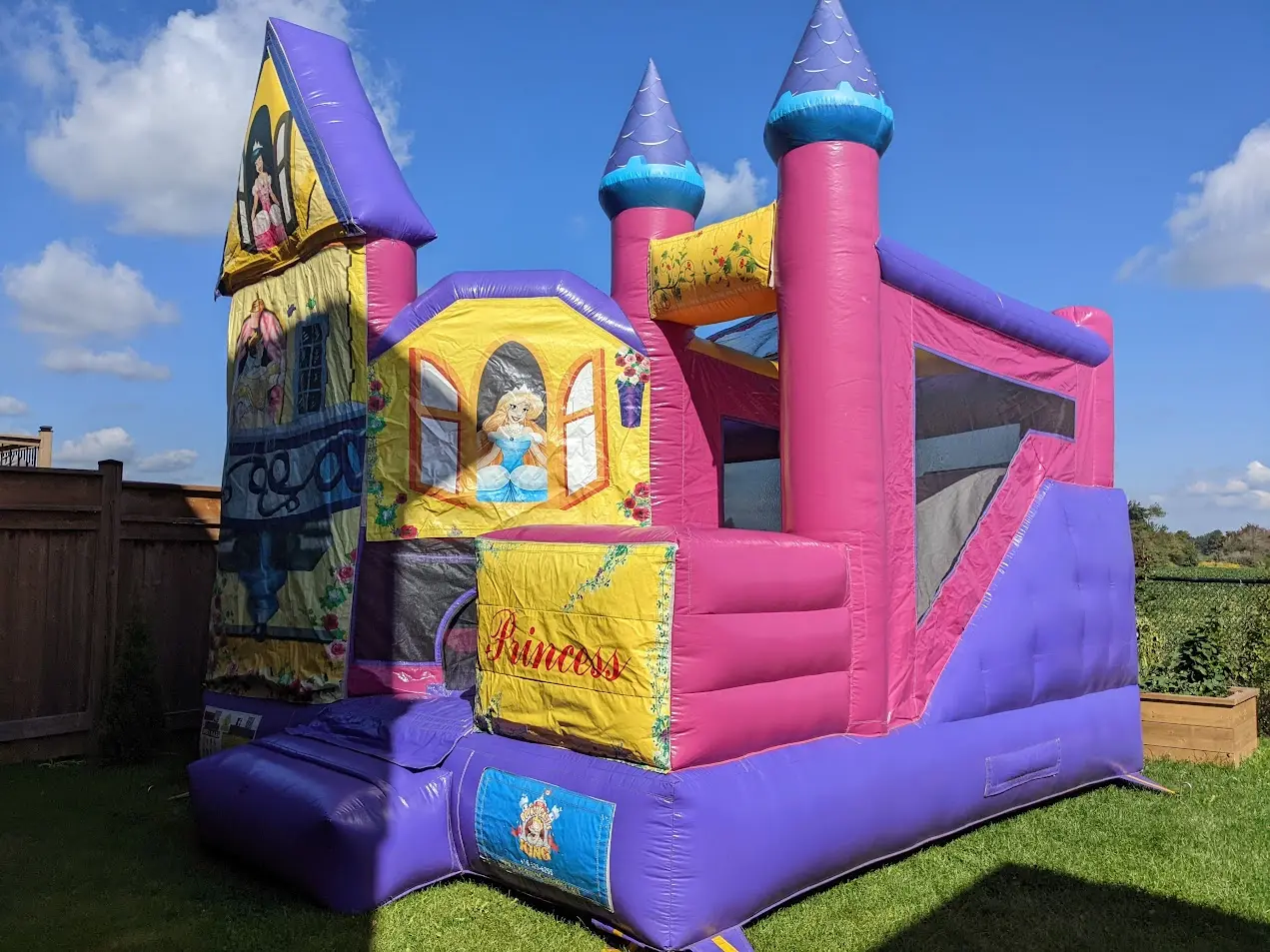Disney Princess 5in 1 Combo Bouncy Castle inflatable rental gallery view 4 — The Bouncy Castle King, serving the GTA