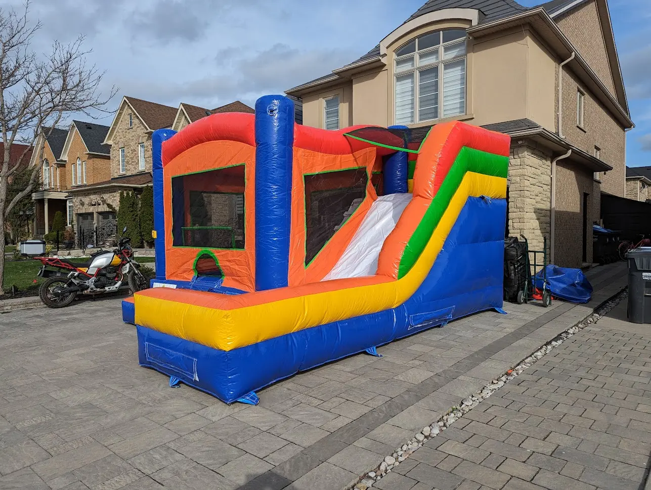 Classic Colorful Bouncy Castle inflatable rental gallery view 5 — The Bouncy Castle King, serving the GTA