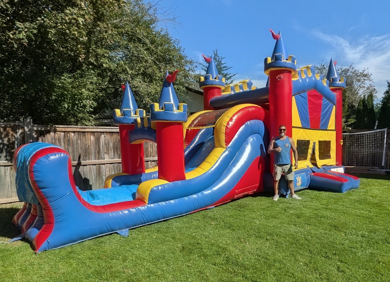 Superslide Bouncy Castle inflatable rental gallery view 3 — The Bouncy Castle King, serving the GTA