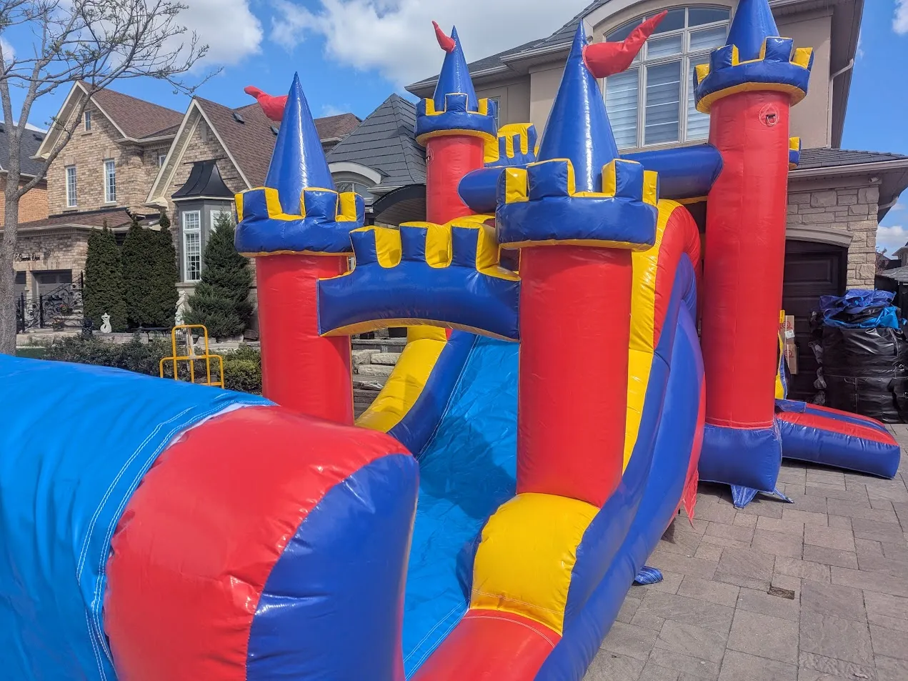 Superslide Bouncy Castle inflatable rental gallery view 10 — The Bouncy Castle King, serving the GTA