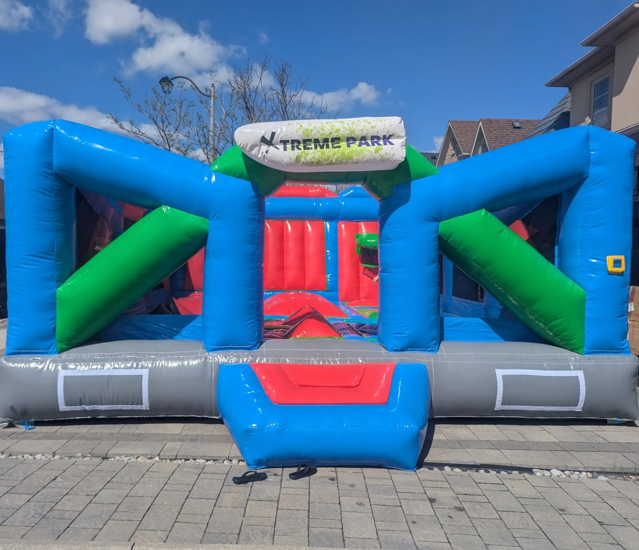 Xtreme Park Bouncy Castle (Adults Too) inflatable rental full exterior — The Bouncy Castle King, serving the GTA
