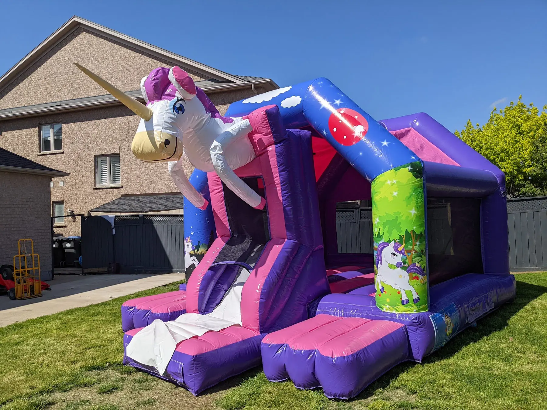 Unicorn Bouncy Castle inflatable rental gallery view 3 — The Bouncy Castle King, serving the GTA