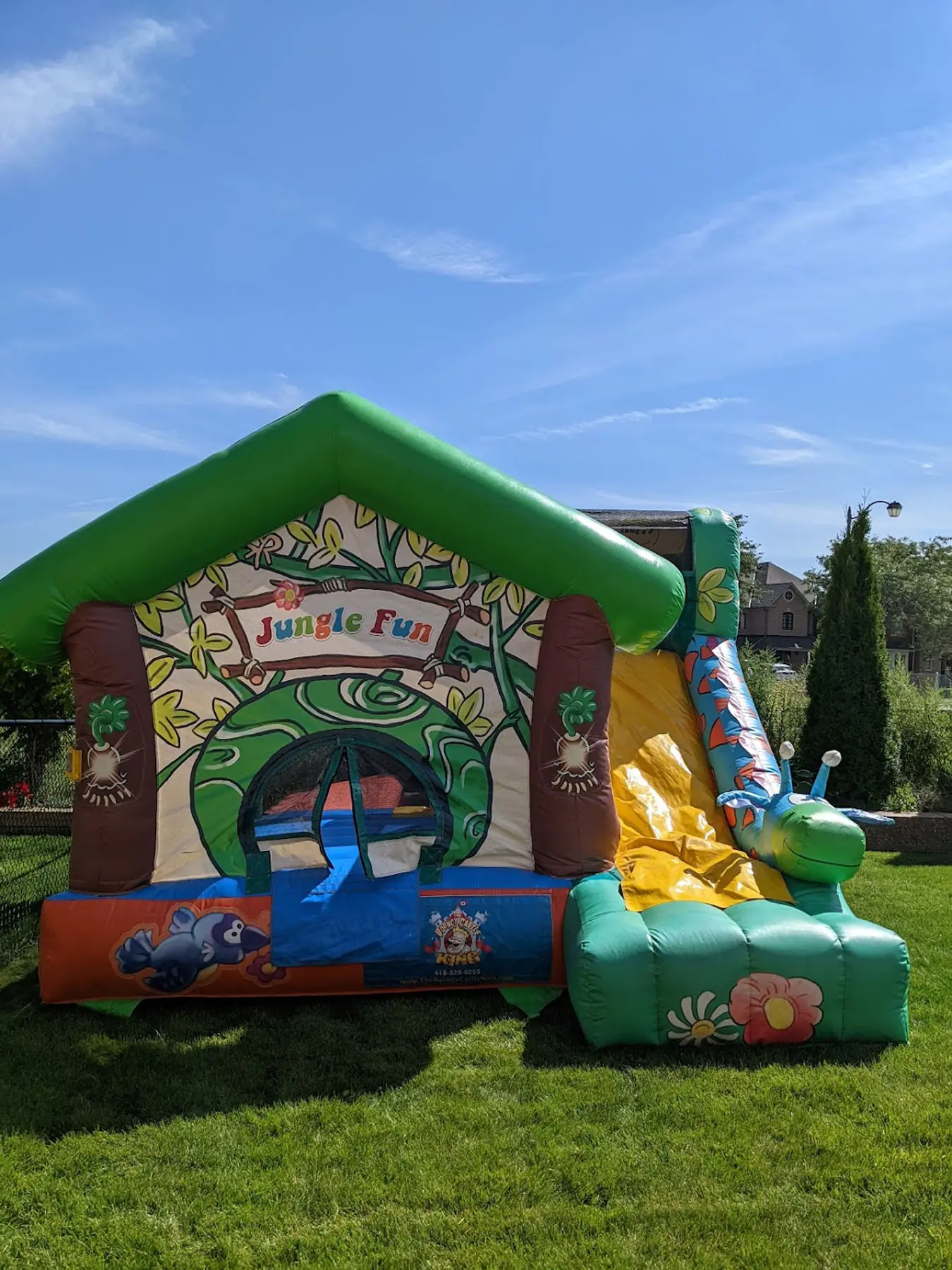 Jungle Fun Bouncy Castle inflatable rental gallery view 2 — The Bouncy Castle King, serving the GTA