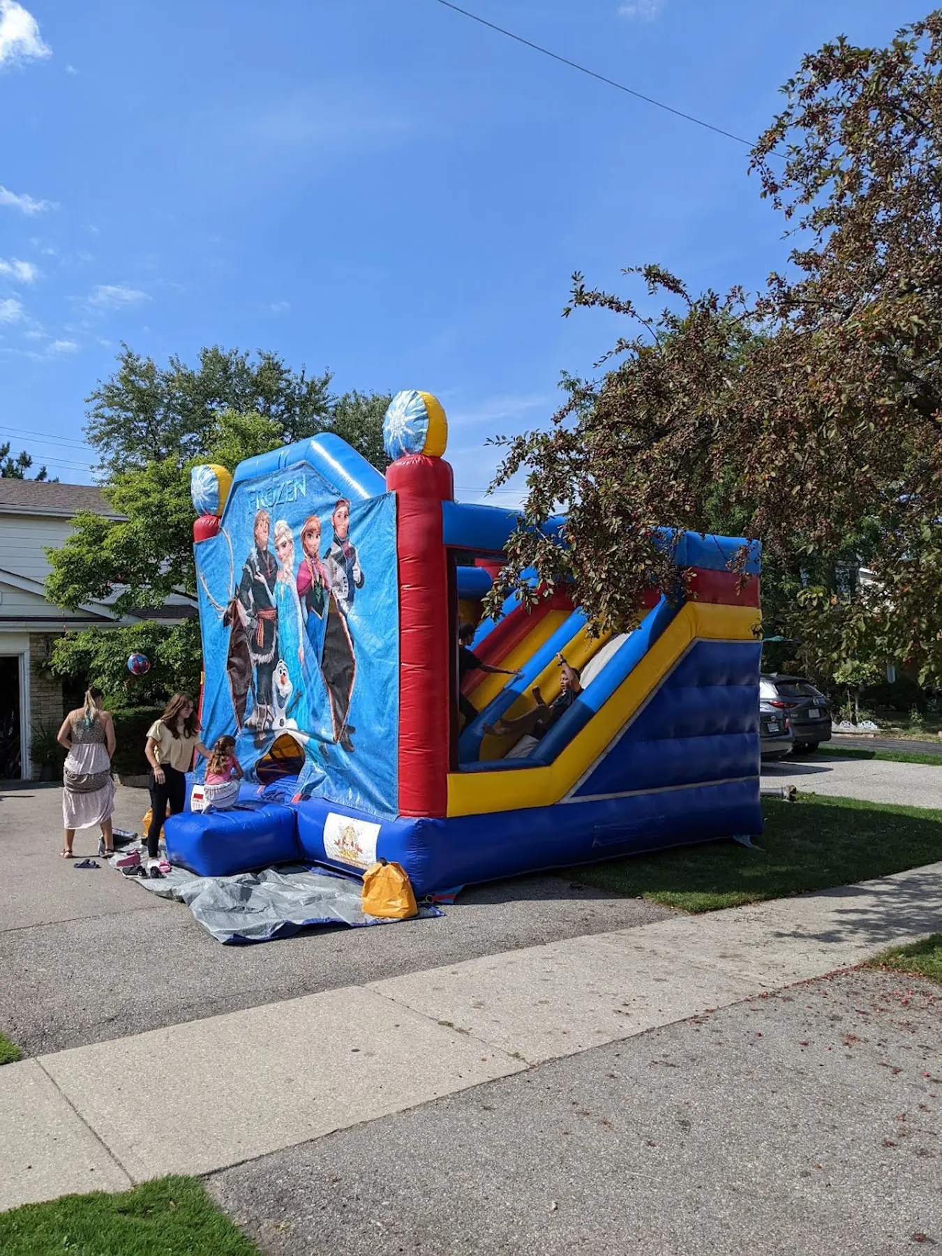 Disney Frozen Combo Bouncy Castle inflatable rental gallery view 2 — The Bouncy Castle King, serving the GTA