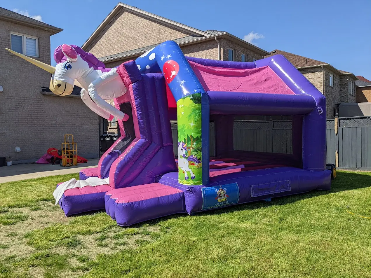Unicorn Bouncy Castle inflatable rental gallery view 5 — The Bouncy Castle King, serving the GTA