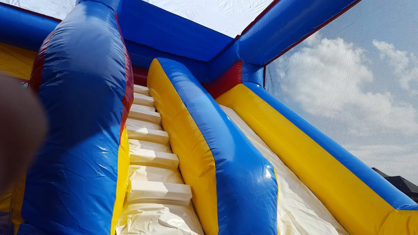 Justice League Combo Bouncy Castle inflatable rental gallery view 3 — The Bouncy Castle King, serving the GTA