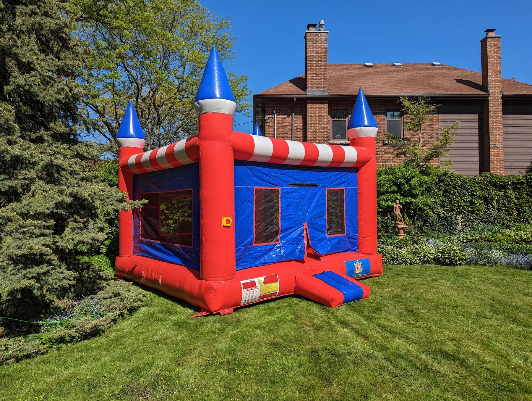 Carnival Theme Bouncy Castle inflatable rental gallery view 3 — The Bouncy Castle King, serving the GTA