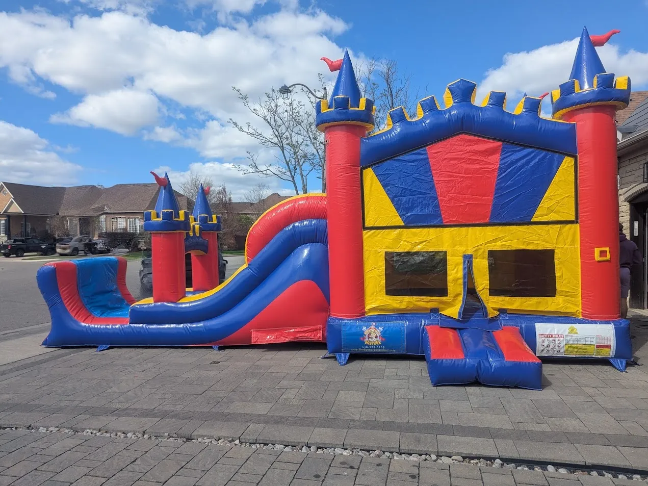Superslide Bouncy Castle inflatable rental gallery view 8 — The Bouncy Castle King, serving the GTA