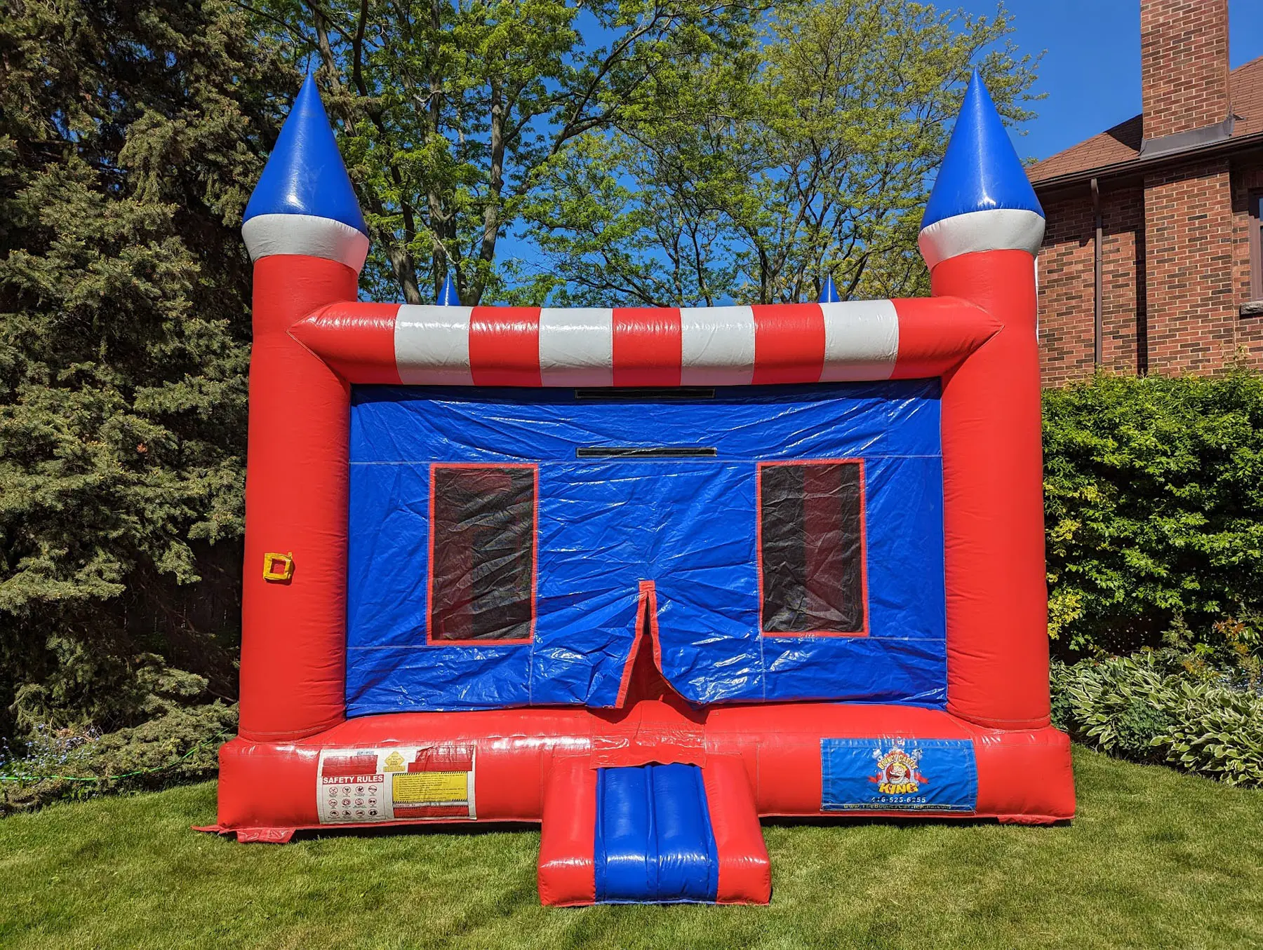 Carnival Theme Bouncy Castle inflatable rental gallery view 2 — The Bouncy Castle King, serving the GTA